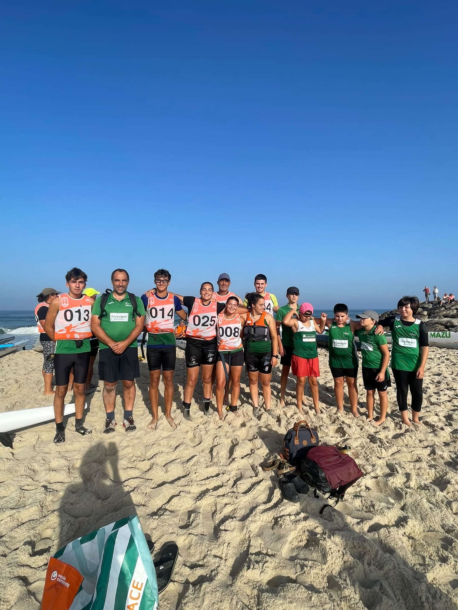 Atletas do Sporting Clube de Aveiro no Campeonato Regional de Mar e Esperanças de Mar